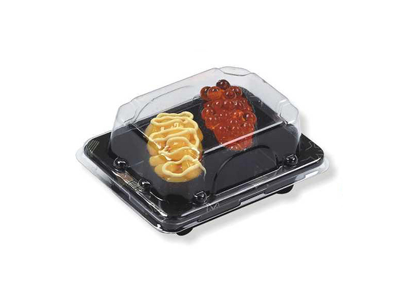 Nampan Sushi Sekali Pakai Jepang dari Plastik Transparan untuk Kemasan Makanan Bawa Pulang