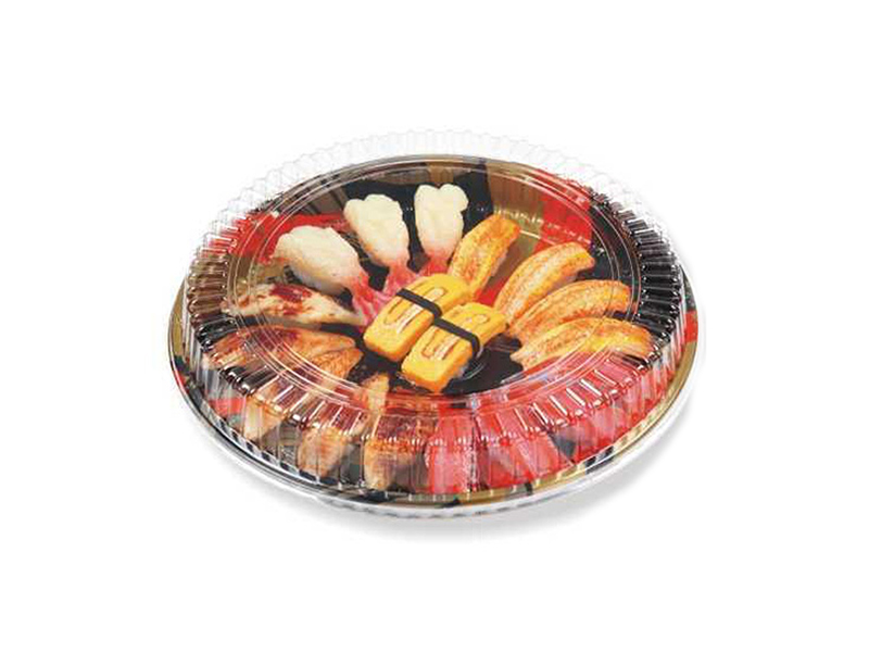 Nampan Sushi Sekali Pakai Jepang dari Plastik Transparan untuk Kemasan Makanan Bawa Pulang