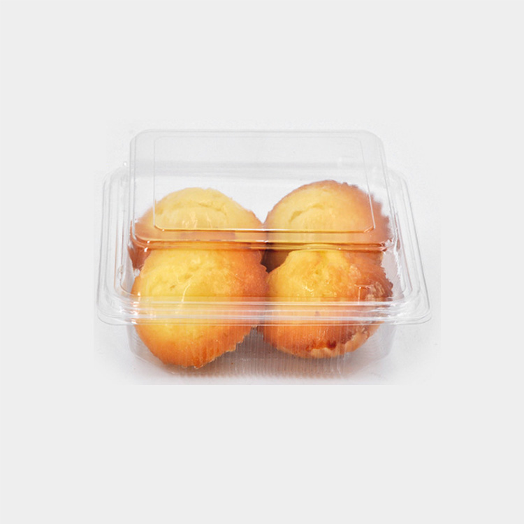 Transparente, runde Einweg-Blisterbox aus PET-Kunststoff für Kuchen und Desserts (Kopie)