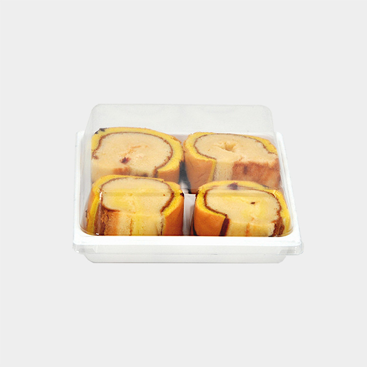 Transparente, runde Einweg-Blisterbox aus PET-Kunststoff für Kuchen und Desserts (Kopie)